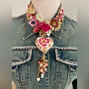 Artisan Made One of a Kind Statement Necklace